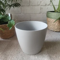 Artevasi plastic decorative pot cover 14cm Light grey
